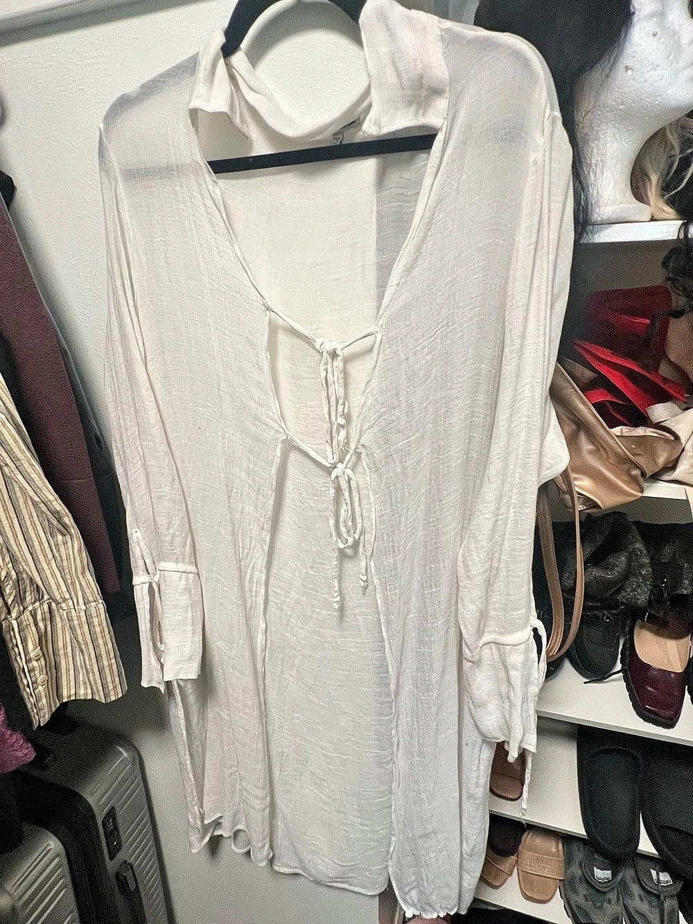 Fashion Nova Women's White Tunic Size 2X
